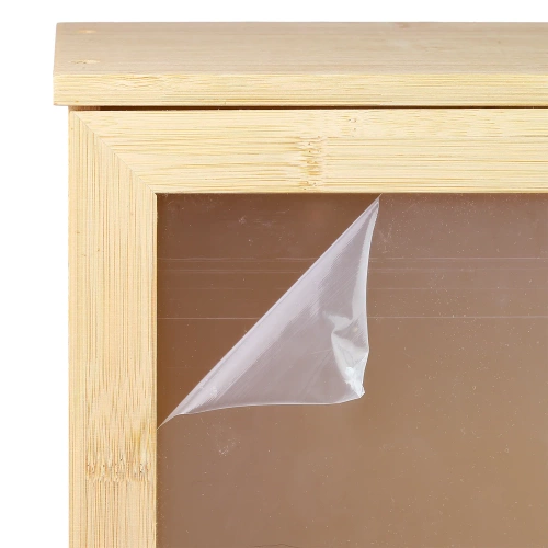 FC-B023 | Bamboo haversack | Wooden container for bread, rolls, bread | Container for storing food, food