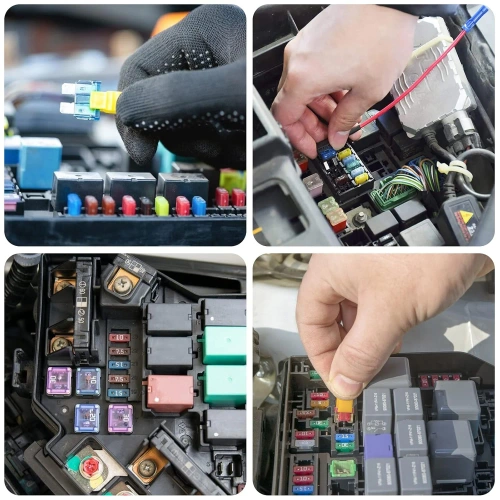 Bypass para separar el circuito | fusible adicional 25A | 13 centímetros