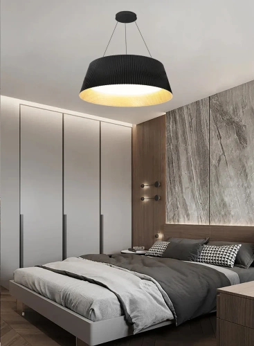 CDL-461-ČERNÁ | Moderní LED závěsné svítidlo | Lustr s 1 světelným bodem