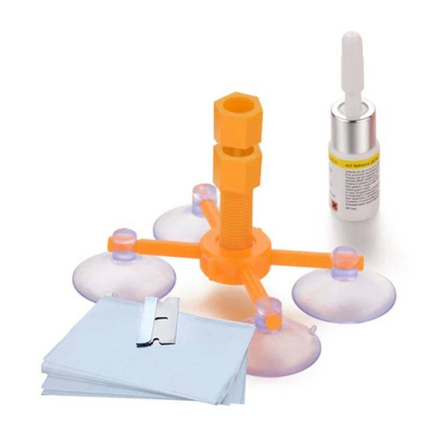 D3921 | kit de reparação de fissuras e riscos em vidros automóveis | cola para janelas, faróis