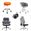 LXL-D50MM-5BUC | Roți universale pentru scaun de birou | Set 5 rotile de mobila | Rotile pentru un scaun pivotant