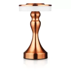 HJA14-A-COPPER | Table lamp with built-in battery | Night lamp with three light colors | Atmospheric lamp for hotels, restaurants