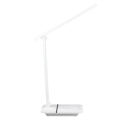 WD-F05-BIANCO | Lampada da scrivania a LED con caricatore induttivo | Bianco