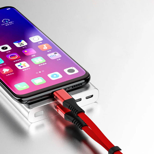 UC-020-TPC | Short USB cable - USB-C Quick Charge 3.0 | 30 cm | Data transfer, Android Auto