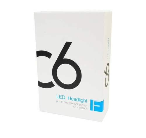 LED-Scheinwerferlampe | H1 C6 COB, 7.600 lm, 2 Stück | BridgeLUX