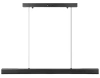 SX41-80CM-32W-BK | Modern rectangular hanging lamp | remote control | LED | black