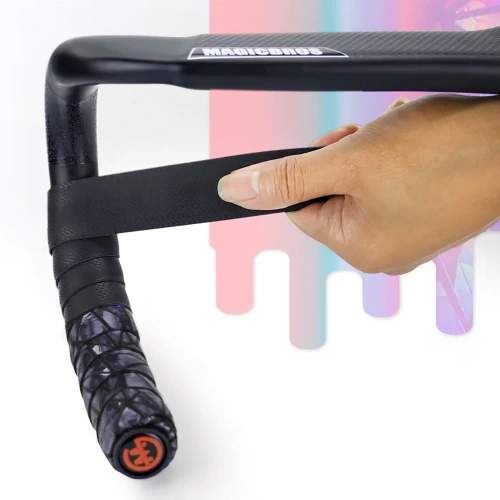 Nastro manubrio antiscivolo con catarifrangente | Nastro bici gravel in EVA+PU da 3,5 mm | XKHBD-1