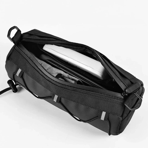 Sacoche de vélo étanche pour guidon 1,5L | Sac spacieux avec bandoulière | ESLNF246-1