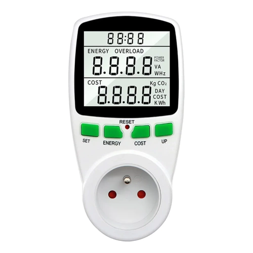 230V VA-079-EU | Compteur de consommation électrique avec prise | Wattmètre, capteur de consommation de courant