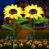 FLD-21-YELLOW | Solar garden lamp LED Sunflower | 68cm, 600mAh