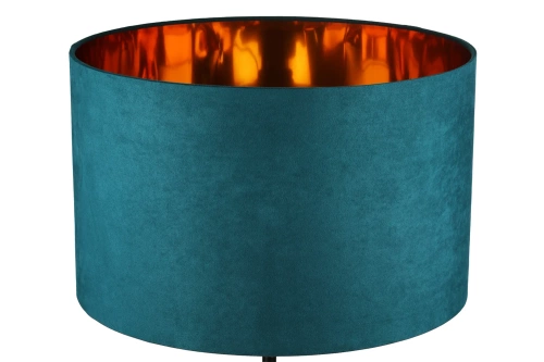 DYT-L180 |Lampada da terra verde, turchese | Illuminazione moderna | Lampada da terra con paralume in tessuto