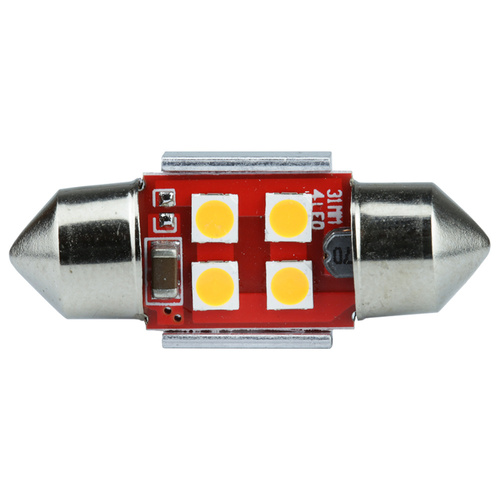 LED-Autoleuchtmittel | C5W, 4 SMD 3535, CAN BUS | orange