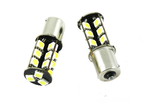 Автомобільна світлодіодна лампа BA15S 27 SMD 5050 CAN BUS