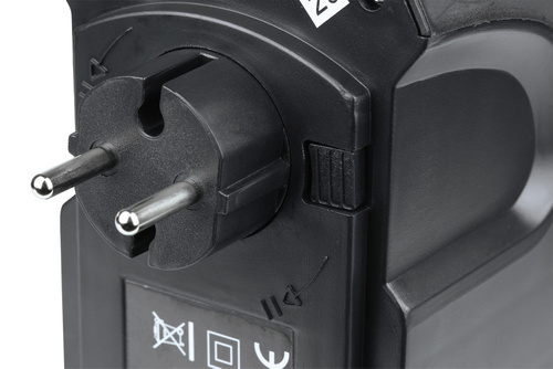 JM-112 | Riscaldatore elettrico, termoventilatore mini, farelka | 2 velocità | termostato 15-32 gradi C | Timer