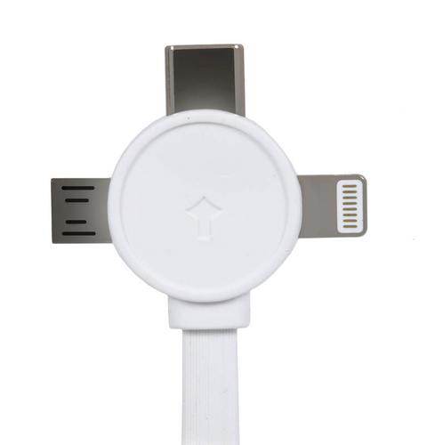 3-in-1 USB-Kabel | 1 m | 4 Farben | T10-1M