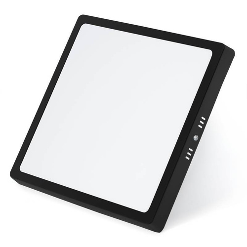 SY-SS124-B | Cuadrado | Plafón LED negro 24W | Panel de superficie CCD que no parpadea