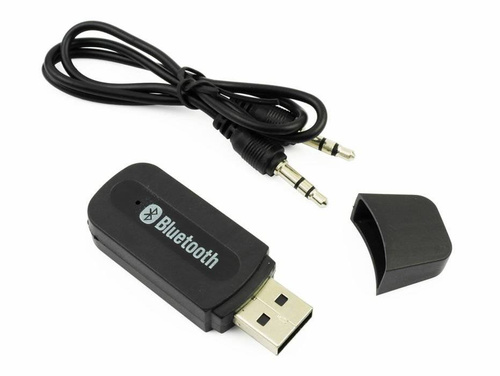 M1-Nero | Ricevitore audio | Adattatore per trasmettitore USB Bluetooth AUX