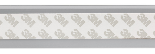 ZXC-20-1M | Afdekstrip voor RTV-kabels, kabelkanaal, afdekframe | 3M plakband | 1 meter, 40x20mm, grijs