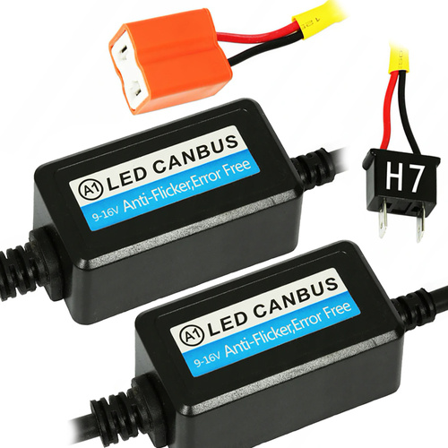 Set da 2 pezzi - A1 Filtro digitale H7 LED CAN BUS - arancione