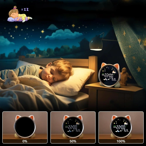 SG-7-W | Réveil avec lumière LED | Regarder avec une minuterie