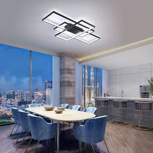 LED-Deckenleuchte | 82 W | schwarz | XL-016-82W-B