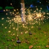 LFW-B200-Chaud | Feu d'artifice solaire extérieur à LED | 84 cm, 600 mAh, 200 LED