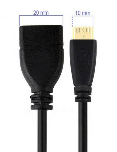DM-15-15CM | HDMI - MINI HDMI | 4K | 3D | 15 centímetros