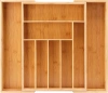 Organizator tacâmuri | Inserție sertar din bambus cu 9 compartimente | KBT-G944