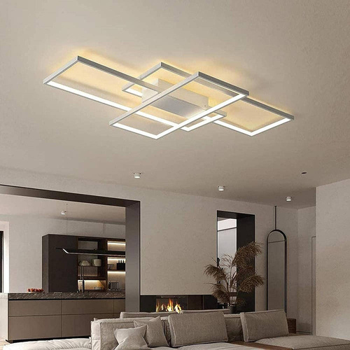 XL-016-50W-W | Lampada a sospensione moderna in più pezzi | Lampada da soffitto a LED | Bianco