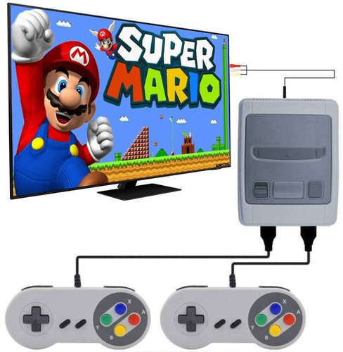 Retro-Spielkonsole | 620 Spiele | 2 Controller | SFC620-LD