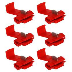 6x Red quick coupler 0.5-1.5 mm