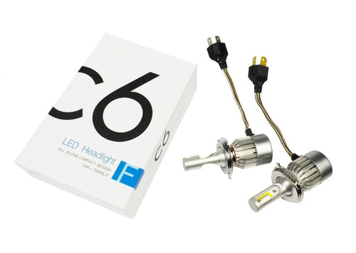 Kit becuri LED H4 C6 COB BridgeLUX™ 7.600 lm