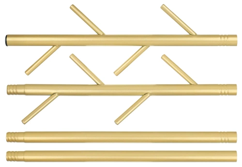 ZK-329-OURO | Suporte para roupas | cabide para casacos e agasalhos | dourado