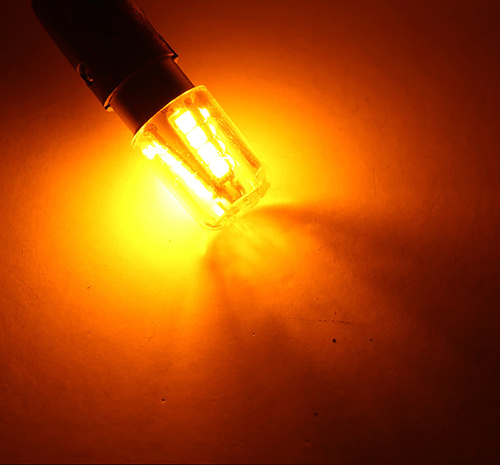 Automobilinė LED lemputė BA15S Filament 2W COB