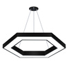 LPL-002 | LED hængende loftslampe 60W | sekskant | aluminium | CCD blinker ikke | Φ100x6