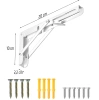  FB-A20CM-WHITE| Shelf holder | Folding shelf brackets | Foldable supports for shelves and countertops