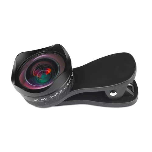 DT-020 | Lente 4K HD, lente, capa de telefone | Macro 2 em 1 15x + grande angular | Clipe, estojo, pano