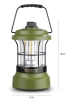 MY-880 | Lampe de camping LED de style rétro avec fonction powerbank | Réglage en douceur de la luminosité et de la couleur | 3000mAh, 20-260lm, 5-120h, IPX6 | vert