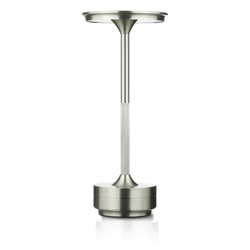  HJA-25-GRIGIO | Lampada da tavolo con tre colori di luce | Lampada da notte con batteria incorporata