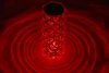 RPL-C16-RVB | Lampe de table LED en cristal | motif rose | 16 couleurs RVB, écran tactile, télécommande, câble USB-C, batterie 2000mah