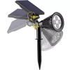 YNG-4LED | Lampa solara de gradina incastrata cu LED | alb, culoare lumină caldă | reflector SPOT | 250lm, 2200mAh, 4 LED-uri