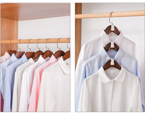 Kleiderhaken | Schrank-Organizer | Haken für Kleiderbügel | weiß | YJ-S10-WHITE