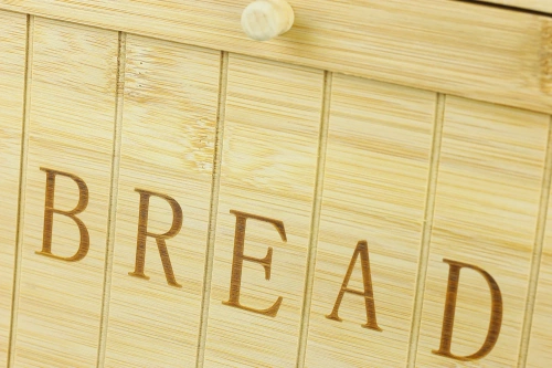 FC-B209 | Bamboo bread bin | Food storage container for bread, bread, rolls, food