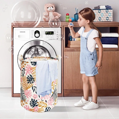 SN-B40-BYP | Contentor de brinquedos | Cesto de roupa suja | Saco dobrável 60L
