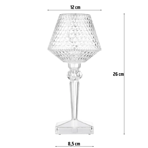 YG-1127-C16 | Lampă de masă LED cu baterie încorporată și telecomandă | Lampa RGB