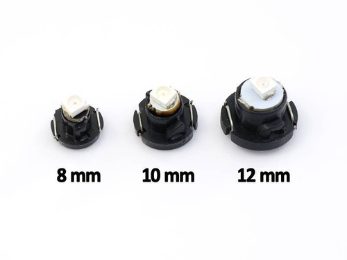 LED-Autoleuchtmittel | T3 R3, 1 SMD 3528, 8 mm