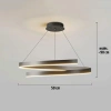 LED-Pendelleuchte | 50 cm | 50 W | Spiralform | RLO-50CM-50W-B