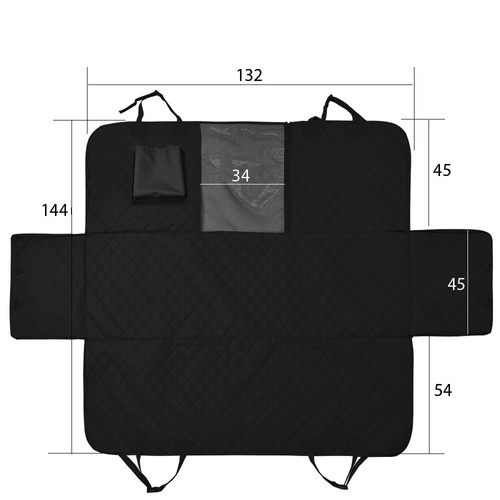 DM-002 | Alfombrilla para transporte de animales, funda para asiento trasero