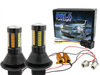DRL with 2in1 indicator | Bulbs 66 SMD 4014 | Lights LED daytime | Automatic Module