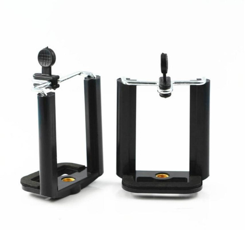 Z12-Black |Universal phone holder with 1/4 "thread for mounting on a tripod, selfie stick